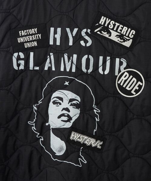 HYSTERIC GLAMOUR(ヒステリックグラマー)の「HYSTERIC REVOLUTION キルティングベスト(ダウンベスト・メンズ・カーキ/ブラック・SMALL/MEDIUM/LARGE/X-LARGE)」の8枚目の写真