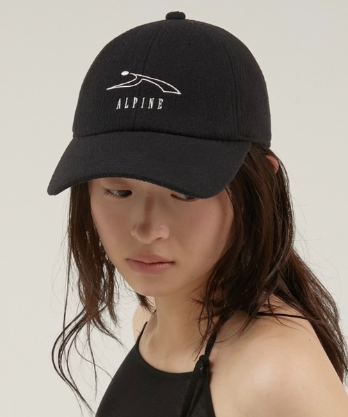 LA PEAU DE GEM(ラポドゥジェム)の「【 LA PEAU DE GEM 】 light fleece cap / ライトフリースキャップ(キャップ・レディース・ネイビー/ホワイト・FREE)」の2枚目の写真