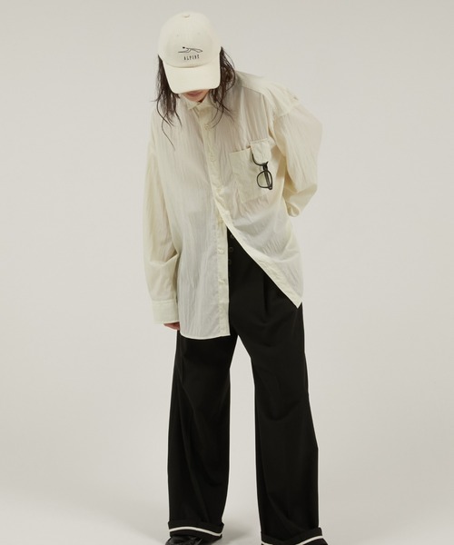 LA PEAU DE GEM(ラポドゥジェム)の「【 LA PEAU DE GEM 】 light fleece cap / ライトフリースキャップ(キャップ・レディース・ネイビー/ホワイト・FREE)」の6枚目の写真
