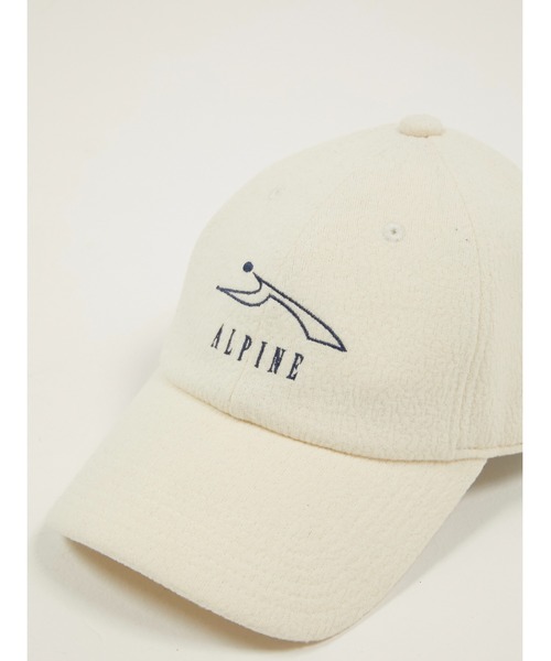 LA PEAU DE GEM(ラポドゥジェム)の「【 LA PEAU DE GEM 】 light fleece cap / ライトフリースキャップ(キャップ・レディース・ネイビー/ホワイト・FREE)」の11枚目の写真