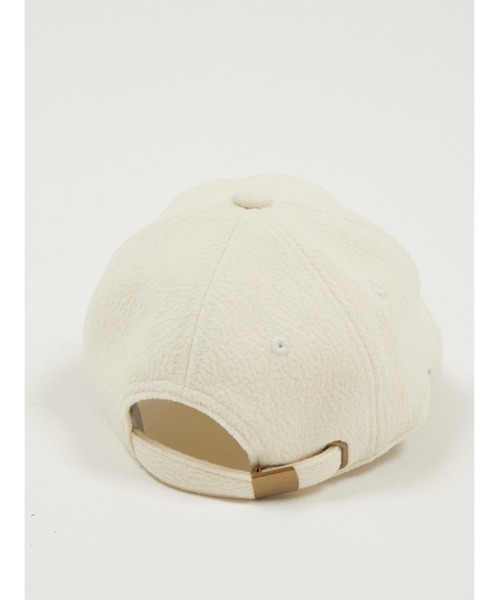 LA PEAU DE GEM(ラポドゥジェム)の「【 LA PEAU DE GEM 】 light fleece cap / ライトフリースキャップ(キャップ・レディース・ネイビー/ホワイト・FREE)」の13枚目の写真