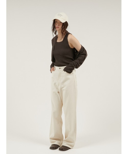 LA PEAU DE GEM(ラポドゥジェム)の「【 LA PEAU DE GEM 】 light fleece cap / ライトフリースキャップ(キャップ・レディース・ネイビー/ホワイト・FREE)」の8枚目の写真