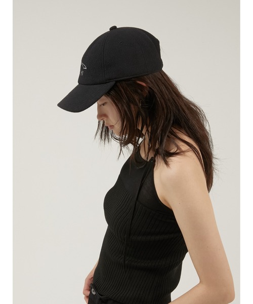 LA PEAU DE GEM(ラポドゥジェム)の「【 LA PEAU DE GEM 】 light fleece cap / ライトフリースキャップ(キャップ・レディース・ネイビー/ホワイト・FREE)」の14枚目の写真