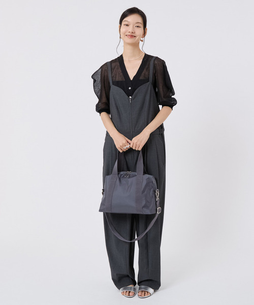 LeSportsac(レスポートサック)の「ESSENTIAL E/W BOWLER TOTE シャドウグレーC(トートバッグ・レディース・グレー・FREE)」の3枚目の写真