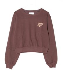 Butterfly logo rhinestone rich sweat
