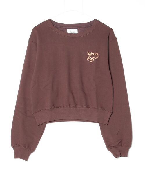 younger song（ヤンガーソング）の「Butterfly logo rhinestone rich sweat（スウェット・メンズ・PINK/ヘザーグレー/グレー系/Navy/Black/ブラウン・SMALL/LARGE/MEDIUM）」の4枚目の写真