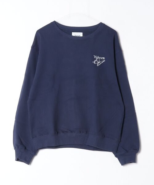 younger song（ヤンガーソング）の「Butterfly logo rhinestone rich sweat（スウェット・メンズ・PINK/ヘザーグレー/グレー系/Navy/Black/ブラウン・SMALL/LARGE/MEDIUM）」の5枚目の写真