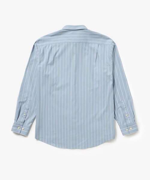 LACOSTE（ラコステ）の「オーバーサイズ ストライプレギュラーカラー 長袖シャツ（シャツ/ブラウス・メンズ・オフホワイト/ライトブルー・38/40/39/41）」の8枚目の写真