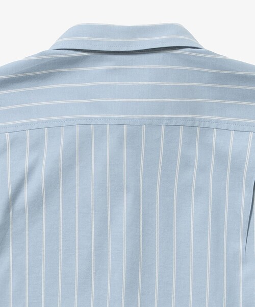 LACOSTE（ラコステ）の「オーバーサイズ ストライプレギュラーカラー 長袖シャツ（シャツ/ブラウス・メンズ・オフホワイト/ライトブルー・38/40/39/41）」の10枚目の写真