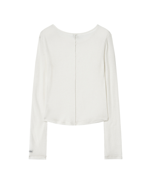 RENSE(レンセ)の「Sheer Layered Long Sleeve Tee Ivory(Tシャツ/カットソー・レディース・その他・OS)」の4枚目の写真