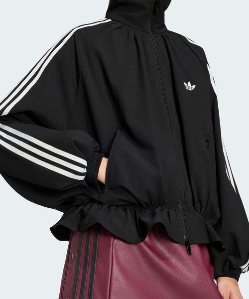 adidas(アディダス)の「ブラウジー オーバーサイズ トラックトップ / ジャージ / トラックジャケット / アディダスオリジナルス adidas Originals / トラックジャケット / アディダスオリジナルス adidas Originals(ジャージ・レディース・ブラック・X-LARGE/SMALL/MEDIUM/LARGE/3XL/XX-LARGE/X-SMALL)」の6枚目の写真