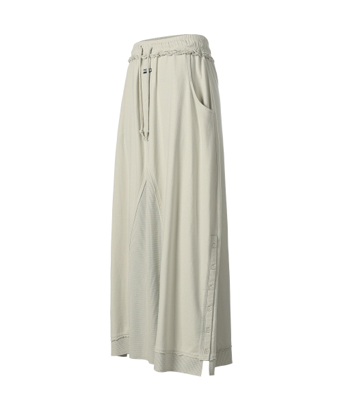 THEVINYLHOUSE（ザバイニルハウス）の「MULTI LAYER SWEATSKIRT(W) BEIGE（スカート・レディース・その他・FREE）」の8枚目の写真