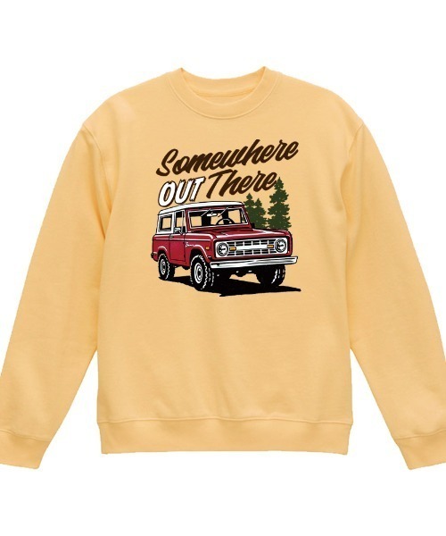 Ol' Basics(オールベーシックス)の「Ol' Basics(オール・ベーシックス) トレーナー メンズ スウェット クラシックカー 車 イラスト ロゴ プリント スウェットシャツ スエット プルオーバー トップス アメカジ レディース ユニセックス(スウェット・メンズ・ホワイト/サックスブルー/ミックスグレー/イエロー系・M/L/XL)」の4枚目の写真