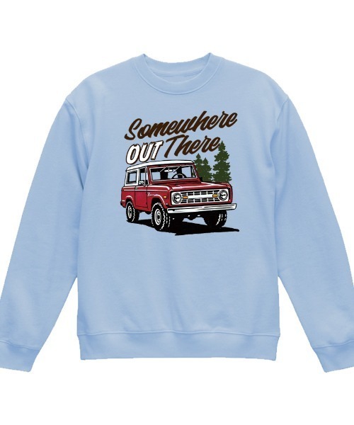 Ol' Basics(オールベーシックス)の「Ol' Basics(オール・ベーシックス) トレーナー メンズ スウェット クラシックカー 車 イラスト ロゴ プリント スウェットシャツ スエット プルオーバー トップス アメカジ レディース ユニセックス(スウェット・メンズ・ホワイト/サックスブルー/ミックスグレー/イエロー系・M/L/XL)」の3枚目の写真