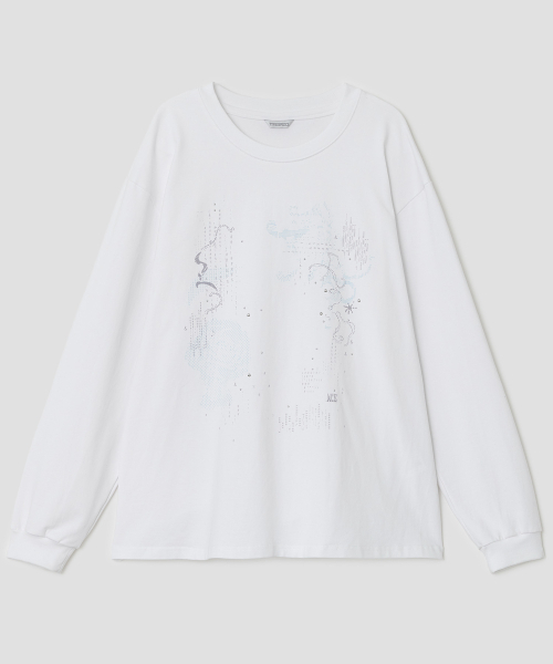 TYPESERVICE（タイプサービス）の「ピクセルフェード ホットフィックス トップ [ホワイト]（Tシャツ/カットソー・レディース・その他・FREE）」の2枚目の写真