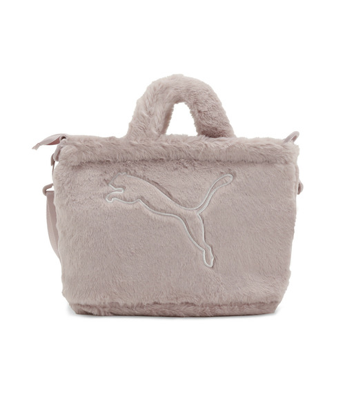PUMA（プーマ）の「PUMA プーマ ウィメンズ UP ファー ミニショッパー バッグ 3.5L（トートバッグ・レディース・ブラック/ピンクベージュ・フリー）」の2枚目の写真
