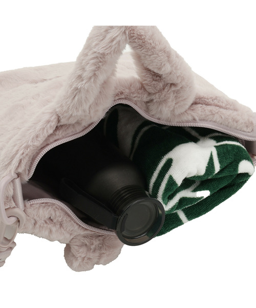 PUMA（プーマ）の「PUMA プーマ ウィメンズ UP ファー ミニショッパー バッグ 3.5L（トートバッグ・レディース・ブラック/ピンクベージュ・フリー）」の7枚目の写真