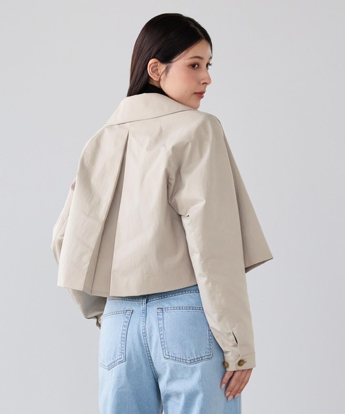 HALEINE（アレンヌ）の「[HALEINE]4WAY トレンチコート ロングベスト ショートジャケット 2点セット（トレンチコート・レディース・ベージュ・M）」の13枚目の写真