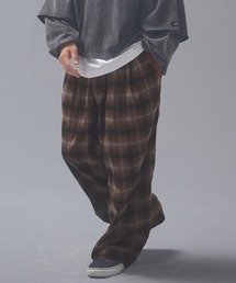 mp15539-brushed shade ombrecheck easytrouser イージーパンツ(AP2628007)