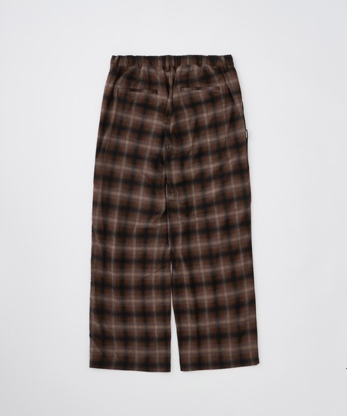 ADAM PATEK(アダムパテック)の「mp15539-brushed shade ombrecheck easytrouser イージーパンツ(AP2628007)(その他パンツ・メンズ・ブラウン/グリーン・1/2)」の16枚目の写真