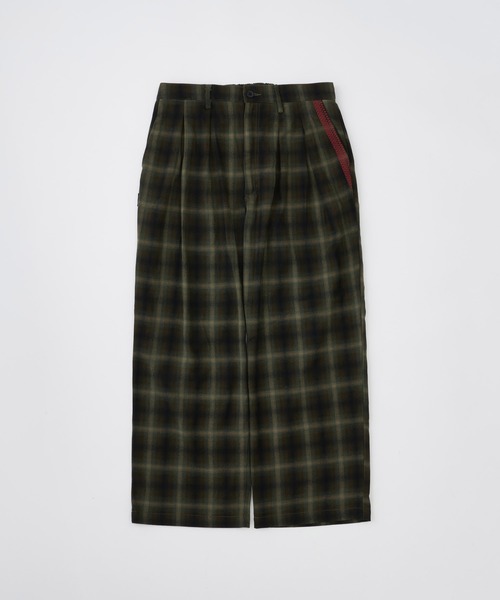 ADAM PATEK(アダムパテック)の「mp15539-brushed shade ombrecheck easytrouser イージーパンツ(AP2628007)(その他パンツ・メンズ・ブラウン/グリーン・1/2)」の17枚目の写真