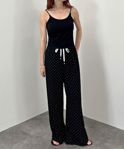 ISOOK（アイスー）の「【ISOOK / アイスー】サイドギャザーキャミソール / カップ付き カップインキャミ タンクトップ インナー サイドギャザー シャーリング ドレープ レイヤード 重ね着（キャミソール・レディース・ホワイト/ブラック・FREE）」の5枚目の写真