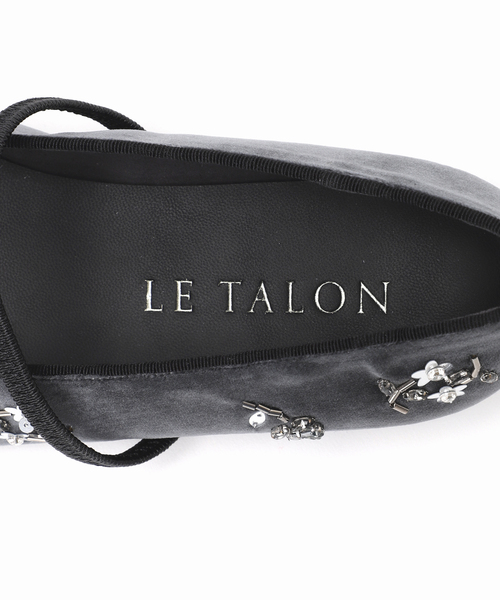 LE TALON(ルタロン)の「フラワービジューメリージェーン(その他シューズ・レディース・チャコールグレー/ブラウン・23.5cm/23cm/22.5cm/22cm/25cm/24.5cm/24cm)」の12枚目の写真
