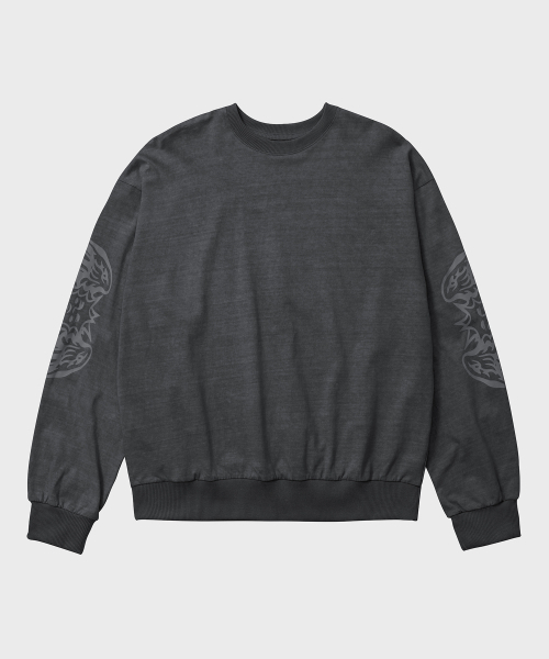 MICHAEL1991(ミカエル1991)の「JAY P.G SWEATSHIRT - CHARCOAL(スウェット・レディース・チャコール・MEDIUM/LARGE)」の3枚目の写真
