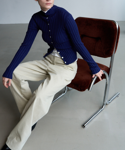 LYNTE(リンテ)の「コットンレスパンツ(その他パンツ・レディース・ベージュ/ブルー・SMALL/MEDIUM)」の5枚目の写真