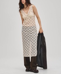 TODAYFUL(�g�D�f�C�t��)�́yTODAYFUL/�g�D�f�C�t���zShrink Lace Dress/�V�������N���[�X�h���X(�����s�[�X)