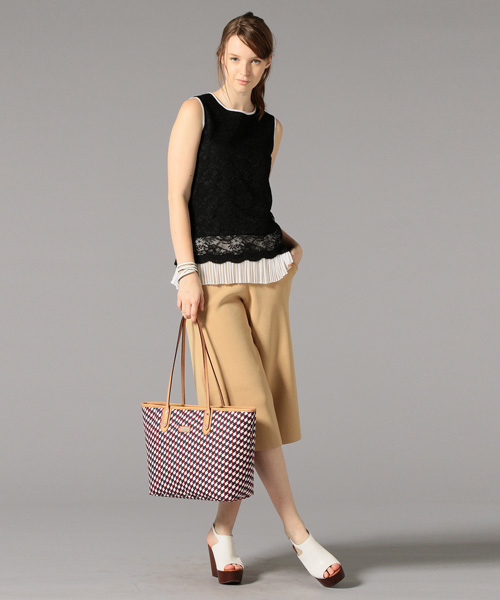 LOVELESS(ラブレス)の「【LOVELESS】WOMENS レースコンビタンクブラウス(シャツ/ブラウス・レディース・ホワイト/ブラック・34/36)」の10枚目の写真