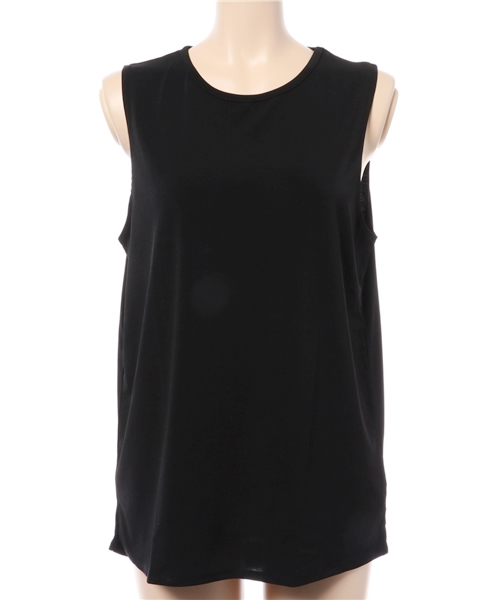 MURUA（ムルーア）の「サイドスリットシアータンクトップ（タンクトップ・レディース・ホワイト/ブラック・FREE）」の8枚目の写真