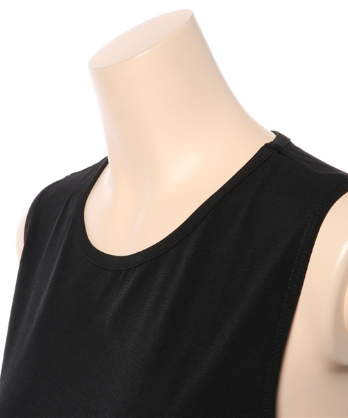 MURUA（ムルーア）の「サイドスリットシアータンクトップ（タンクトップ・レディース・ホワイト/ブラック・FREE）」の5枚目の写真