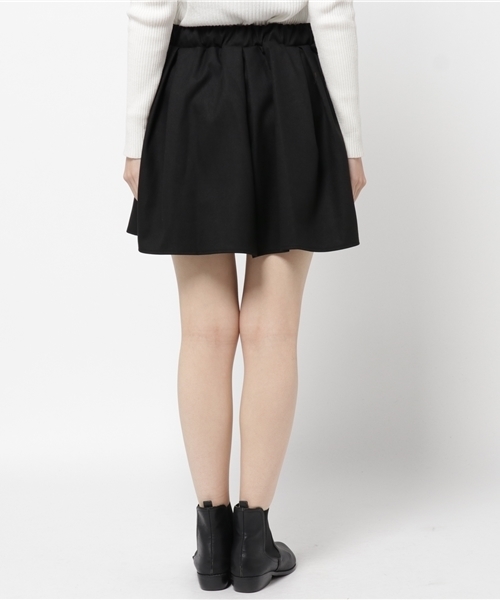 PUNYUS（プニュズ）の「ボックスプリーツミニスカート（スカート・レディース・ダークグリーン/ワイン/ブラック・2/3/1/4）」の6枚目の写真