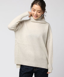 【JJ2月号/and GIRL 1月号掲載】ラムウールボトルネックプルオーバーニット
