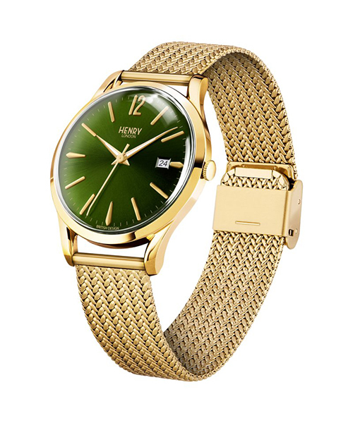 HENRY LONDON(ヘンリーロンドン)の「HENRY LONDON "CHISWICK<39mm>" HL39-M-0102(アナログ腕時計・メンズ・グリーン・FREE)」の4枚目の写真
