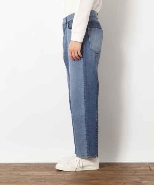 RAGEBLUE（レイジブルー）の「【コーンミルズ社製デニム使用】リメイクデニムパンツ/748636（デニムパンツ・メンズ・グレー系その他/ブルー・LARGE/MEDIUM）」の3枚目の写真