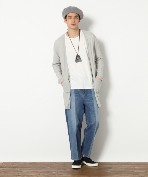 RAGEBLUE（レイジブルー）の「【コーンミルズ社製デニム使用】リメイクデニムパンツ/748636（デニムパンツ・メンズ・グレー系その他/ブルー・LARGE/MEDIUM）」の17枚目の写真