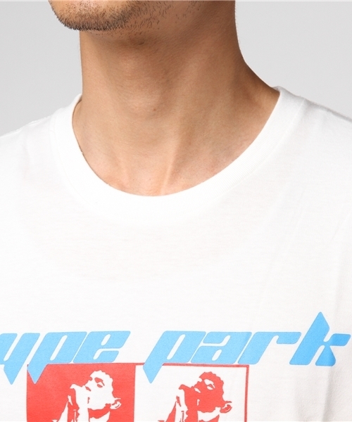 WEGO(ウィゴー)の「WEGO/HYPE PARKロゴカットソー(Tシャツ/カットソー・メンズ・ブラック/ホワイト・LARGE/MEDIUM)」の5枚目の写真