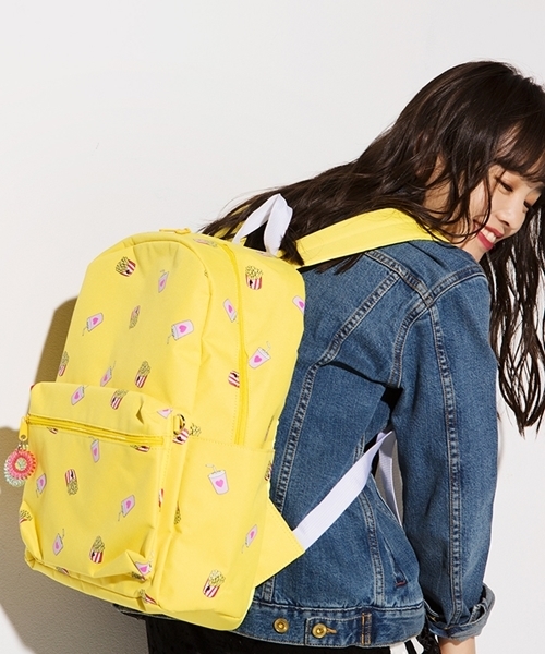WEGO(ウィゴー)の「WEGO/チャーム付きデイパック(バックパック/リュック・レディース・ブラック/ピンク/レッド/その他4/パープル/その他1/その他2/その他3・FREE)」の19枚目の写真