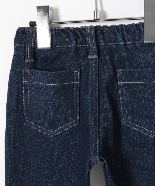 GLOBAL WORK（グローバルワーク）の「【キッズ】カットデニムスキニーパンツ17FW/764992（デニムパンツ・キッズ・ネイビー/ブルー・MEDIUM/XX-LARGE/SMALL/LARGE/X-LARGE）」の14枚目の写真