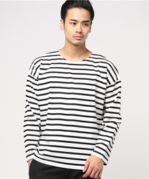 SHIPS Days: ボーダー ロングスリーブ カットソー