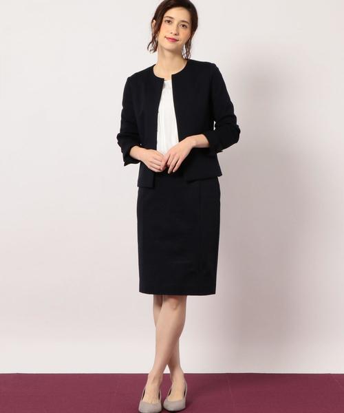 【green label relaxing 】セットアップ スカートオフィス L ユナイテッドアローズ グリーンレーベル リラクシングのスカート