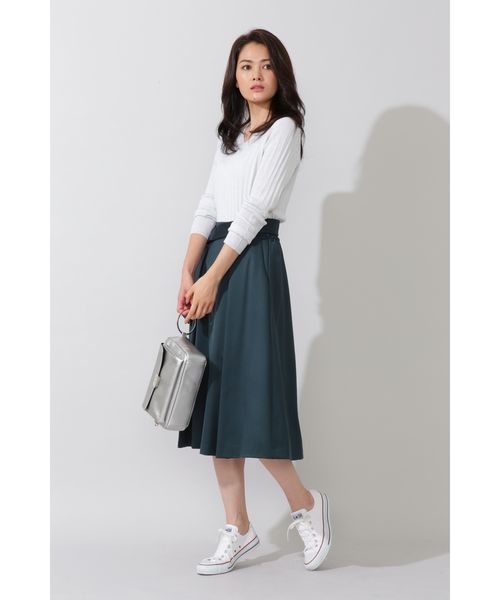 22 OCTOBRE（ヴァンドゥ－オクトーブル）の「ラメシンプルニット（ニット/セーター・レディース・グレー/ブラウン/ブルー・2）」の12枚目の写真