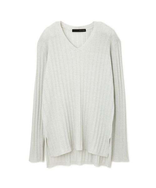 22 OCTOBRE（ヴァンドゥ－オクトーブル）の「ラメシンプルニット（ニット/セーター・レディース・グレー/ブラウン/ブルー・2）」の10枚目の写真