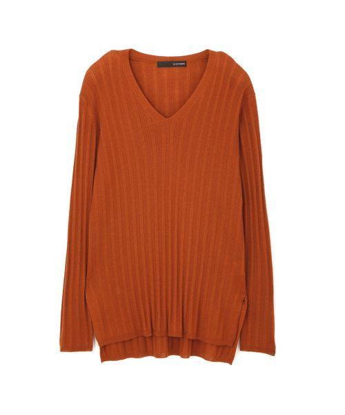 22 OCTOBRE（ヴァンドゥ－オクトーブル）の「ラメシンプルニット（ニット/セーター・レディース・グレー/ブラウン/ブルー・2）」の14枚目の写真