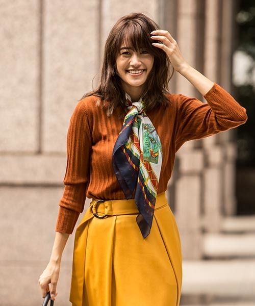 22 OCTOBRE（ヴァンドゥ－オクトーブル）の「ラメシンプルニット（ニット/セーター・レディース・グレー/ブラウン/ブルー・2）」の19枚目の写真