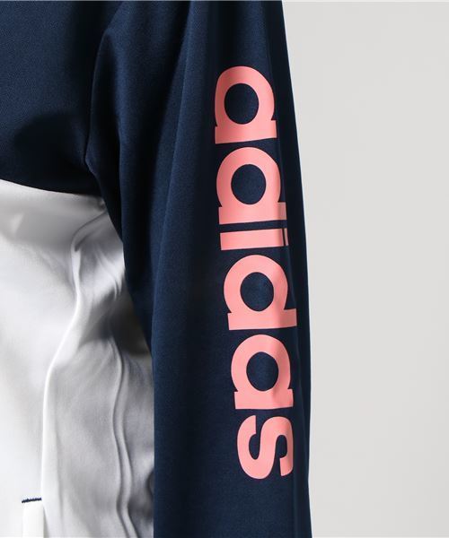 adidas(アディダス)の「【スポーツデポ/アルペン限定商品】アディダス トラックトップ ジャージジャケット CE0294(ジャージ・レディース・ネイビー/ブラック×グレー/ホワイト×グレー・L/LL/S/M)」の9枚目の写真