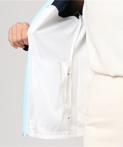 adidas(アディダス)の「【スポーツデポ/アルペン限定商品】アディダス トラックトップ ジャージジャケット CE0294(ジャージ・レディース・ネイビー/ブラック×グレー/ホワイト×グレー・L/LL/S/M)」の5枚目の写真