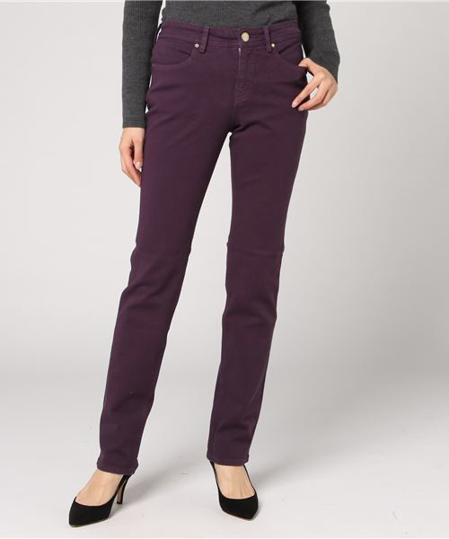 MARIEBELLE　JEAN（マリベルジーン）の「タイトストレート カラーパンツ MISTY(ミスティー)（その他パンツ・レディース・スモークピンク/パープル/カーキ/ブルー/グリーン/ボルドー/マスタード/ダークオレンジ・23inch/24inch/25inch/26inch/27inch/28inch）」の5枚目の写真